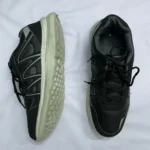 black and grey lace-up sneakers- UK size 8 - Image 2