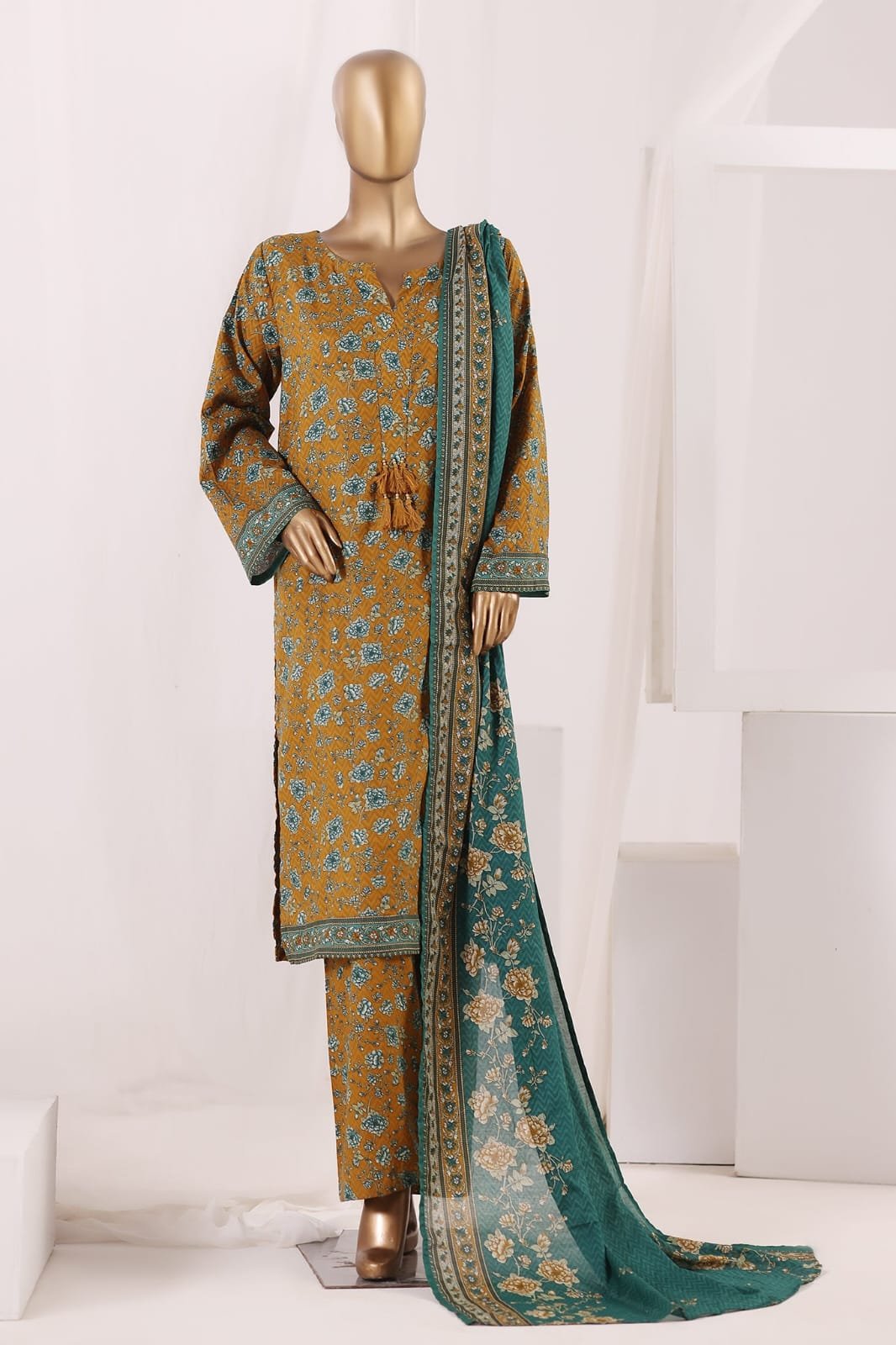 WhatsApp Image 2026-07-27 at 3.11.46 PM Binsaeed Digital Printed Lawn Stitch Collection - Image 1