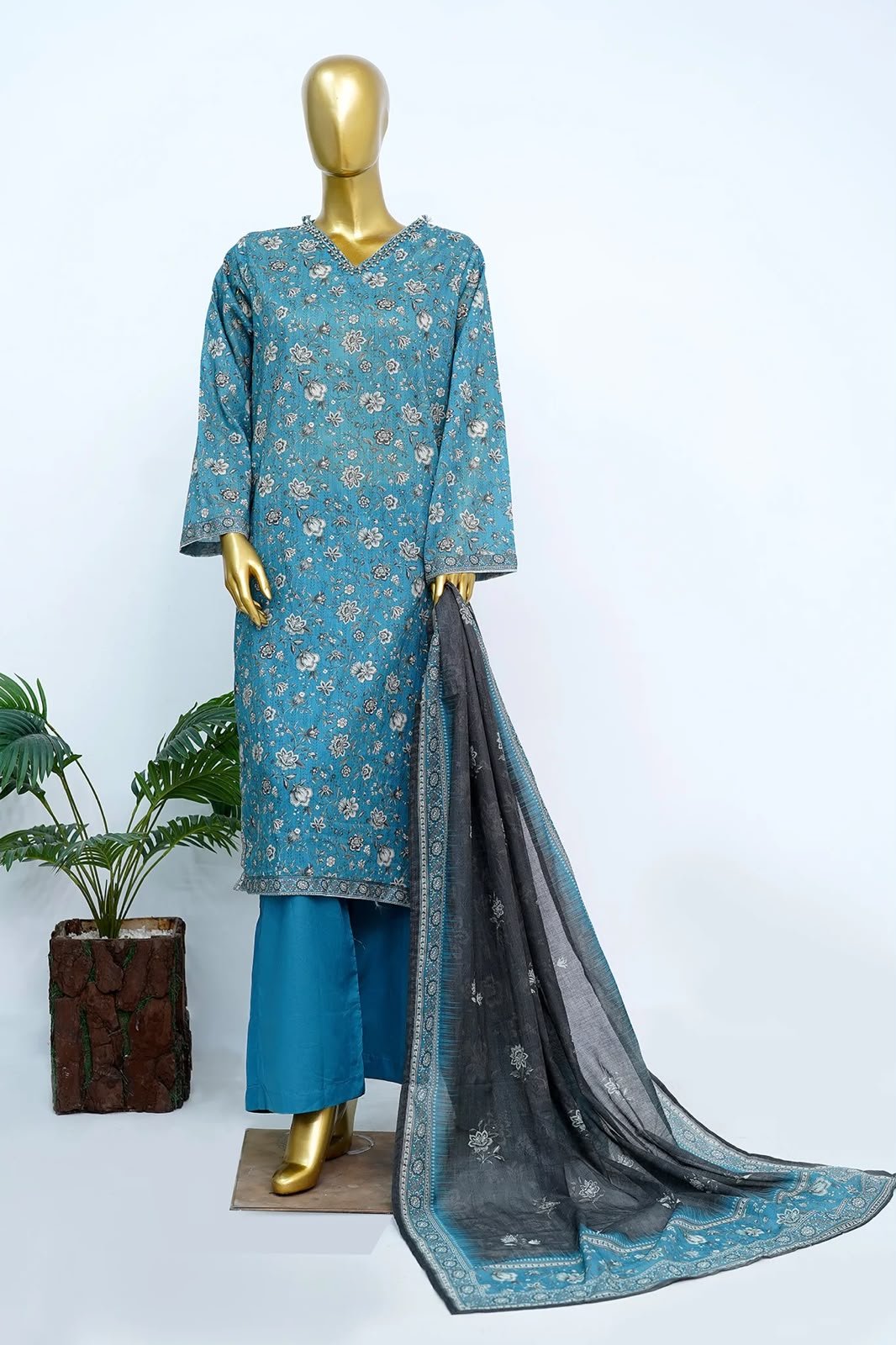 WhatsApp Image 2026-07-27 at 3.11.48 PM (1) Binsaeed Digital Printed Lawn Stitch Collection - Image 1