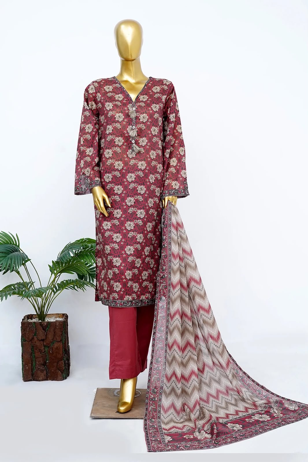 WhatsApp Image 2026-07-27 at 3.11.48 PM Binsaeed Digital Printed Lawn Stitch Collection - Image 1