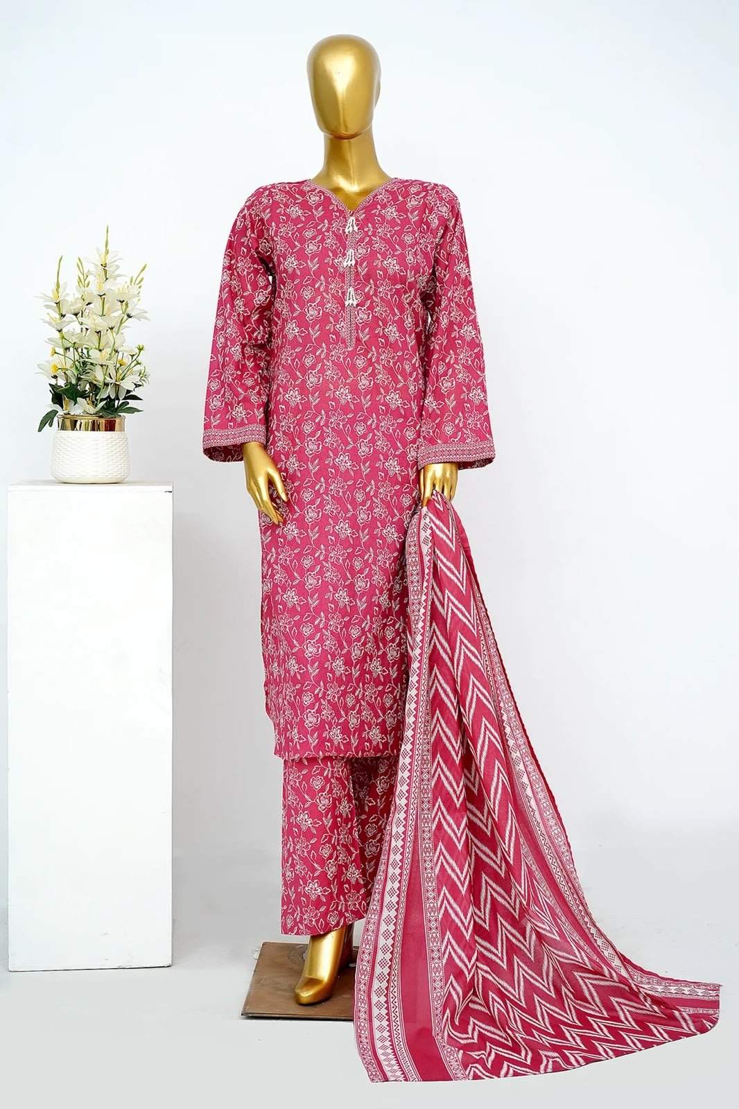 WhatsApp Image 2026-07-27 at 3.11.49 PM Binsaeed Digital Printed Lawn Stitch Collection - Image 1