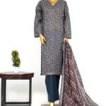 Binsaeed Digital Printed Lawn Stitch Collection 3pcs