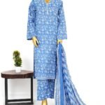 Binsaeed Digital Printed Lawn Stitch Collection 3pcs