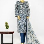 Binsaeed Digital Printed Lawn Stitch Collection 3pcs