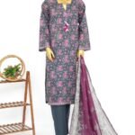 Binsaeed Digital Printed Lawn Stitch Collection 3pcs