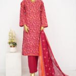 Binsaeed Digital Printed Lawn Stitch Collection 3pcs