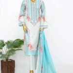 Binsaeed Digital Printed Lawn Stitch Collection 3pcs