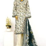 Binsaeed Digital Printed Lawn Stitch Collection 3pcs