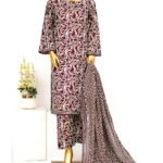 Binsaeed Digital Printed Lawn Stitch Collection 3pcs