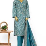 Binsaeed Digital Printed Lawn Stitch Collection 3pcs