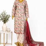 Binsaeed Digital Printed Lawn Stitch Collection 3pcs