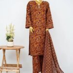 Binsaeed Digital Printed Lawn Stitch Collection 3pcs