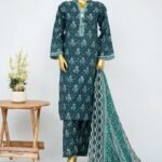 Binsaeed Digital Printed Lawn Stitch Collection 3pcs