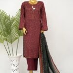Binsaeed Digital Printed Lawn Stitch Collection 3pcs