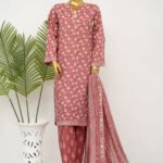 Binsaeed Digital Printed Lawn Stitch Collection 3pcs