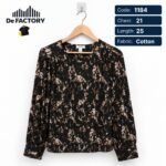 RW&CO. Black And Tan Printed Long Sleeve Top (Code: 1184)